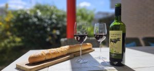 Entspannung auf der Terrasse der Ferienwohnung Meerzeit