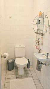 WC der Ferienwohnung Meerzeit